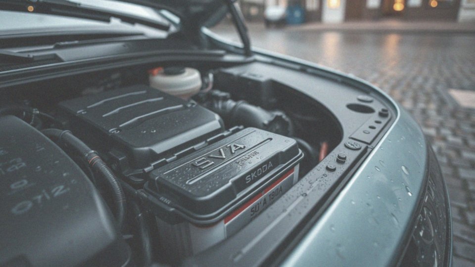 Jaki jest prąd rozruchu akumulatora w Skoda Fabia?
