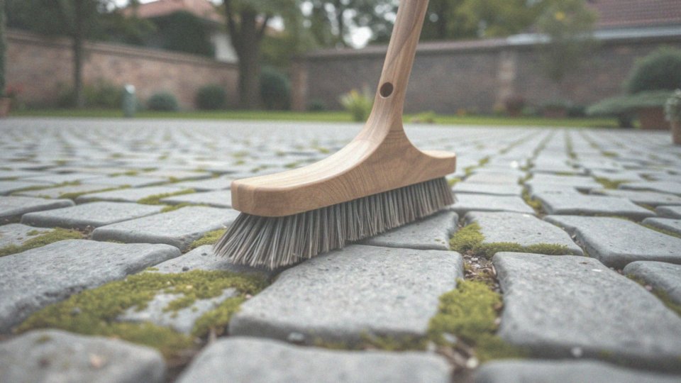 Jakie są zalety używania szczotki do czyszczenia kostki brukowej?