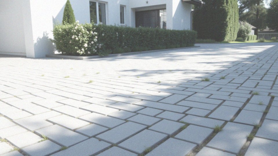 Jakie korzyści przynosi usuwanie trawy dla estetyki podjazdu?