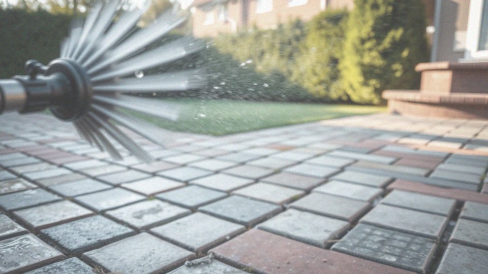 Jak skutecznie używać myjek ciśnieniowych do czyszczenia kostki brukowej?