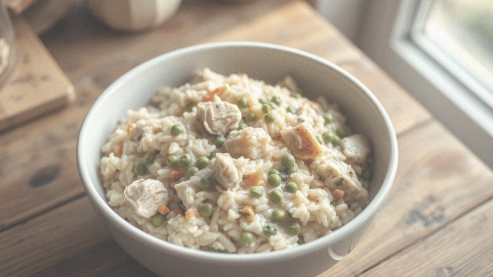 Jakie są wartości odżywcze risotto z kurczakiem?