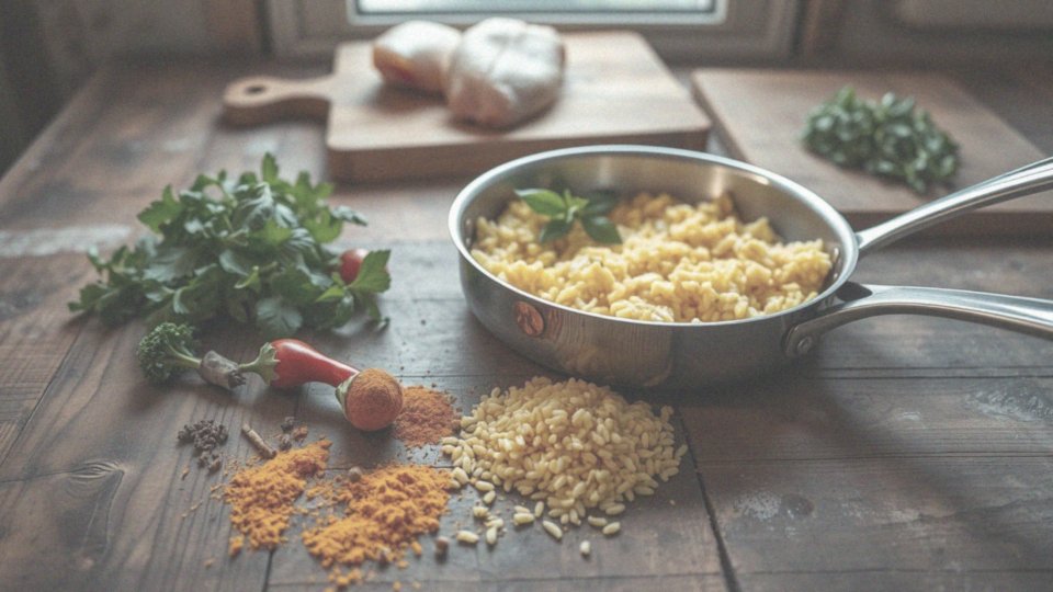 Jakie przyprawy są najlepsze do risotto z kurczakiem?