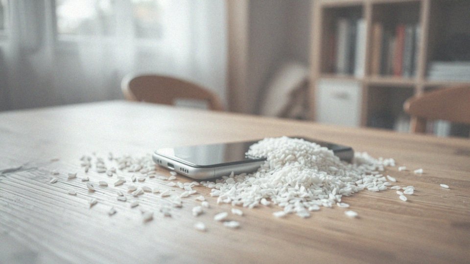 Czy należy suszyć zalany telefon gorącym powietrzem?