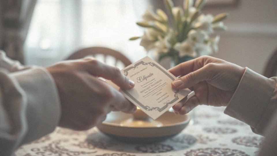 Jak ważna jest ceremonia przekazania zaproszeń?
