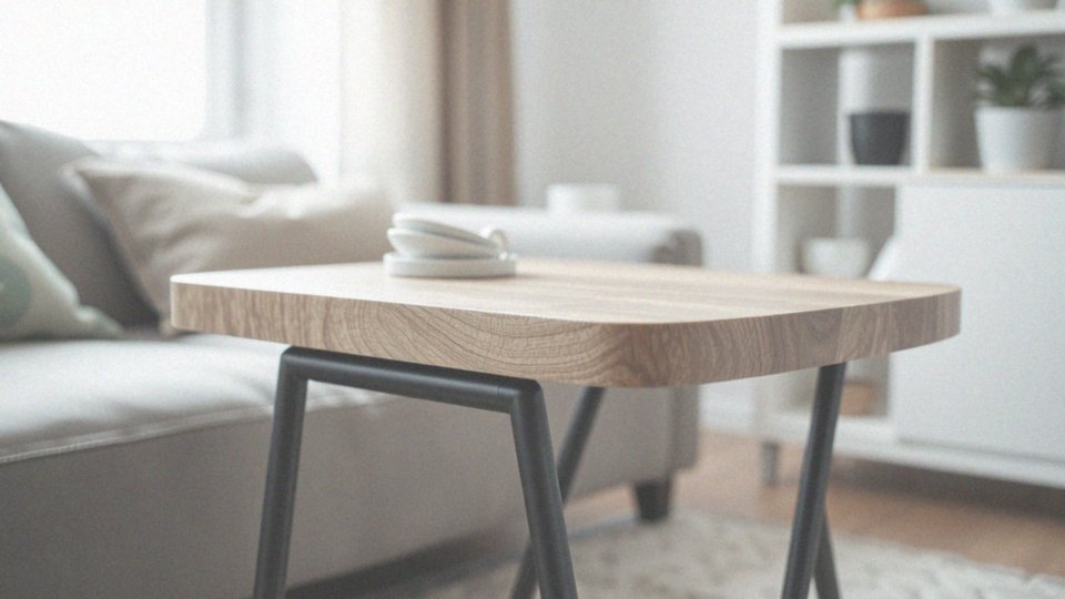 Jakie materiały są używane do produkcji małego stołu rozkładanego?