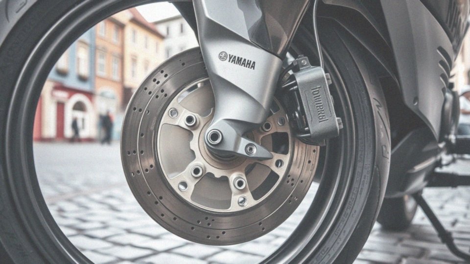 Jakie są parametry hamulca przedniego w Yamaha YZF-R125?
