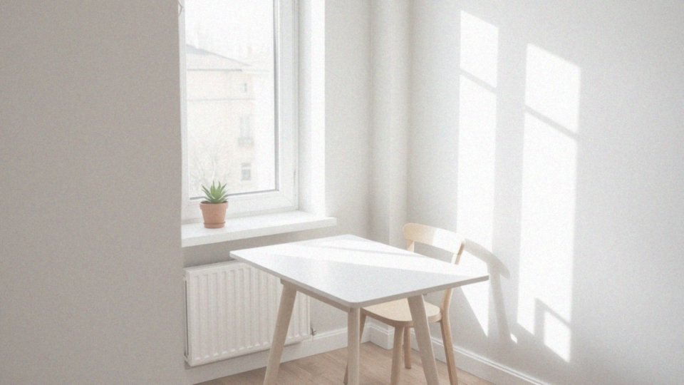 Jak mały stół rozkładany SUZANNE sprawdza się w niewielkich pomieszczeniach?