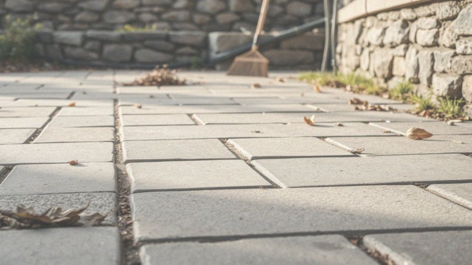 Jak przygotować kostkę brukową do czyszczenia?