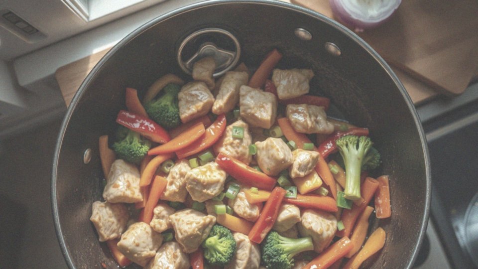 Domowa chińszczyzna z warzywami – przepis na zdrowy kurczak stir-fry